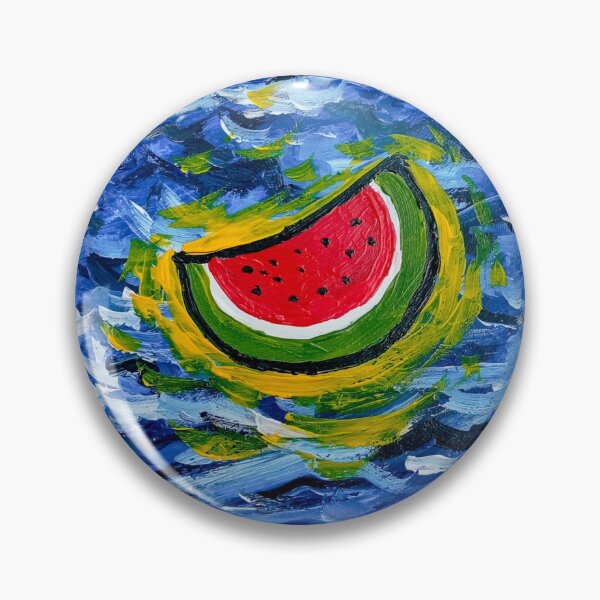 Item preview, swimming watermelon designed and sold by luisquevedop.