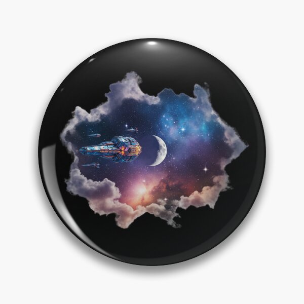 Item preview, Space Illusion T-Shirt, Galaxy, UFO, Alien, moon,Stargate,spaceship, Time Travelspace, galaxy, ufo, milky way, planets, aliens, stargate, star gate, time travel designed and sold by chipmuckdesignn.