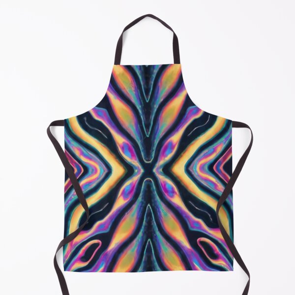 Artikelvorschau, Solides Muster mit mehrfarbigem Neon-Abstraktdruck mit schwarzem Hintergrund INTENSIV 100 % elegant, raffiniert und hell mit holografischem 3D-Effekt-Stil, entworfen und verkauft von gulka8.