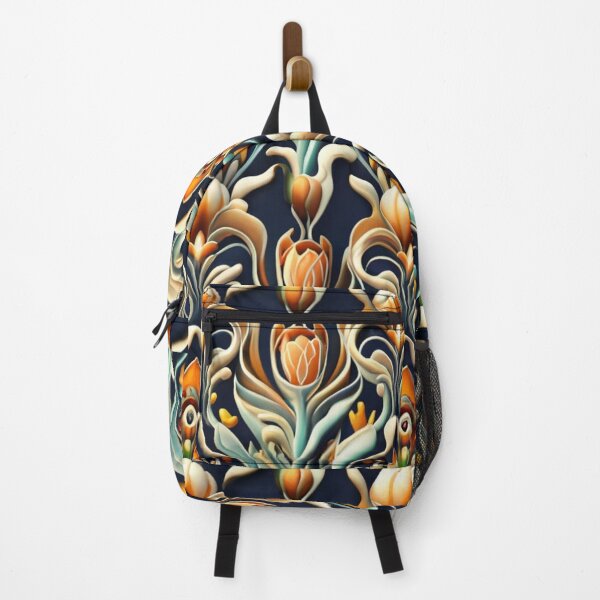 Item preview, Seamless, vivid, elegant pattern for textile applications, fabric graphics, floral style, beautiful illustration, vivid colors, black background designed and sold by gulka8.