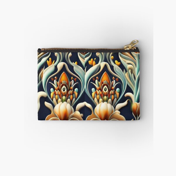 Item preview, Seamless, vivid, elegant pattern for textile applications, fabric graphics, floral style, beautiful illustration, vivid colors, black background designed and sold by gulka8.