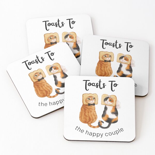 Item preview, Toasts To The Happy Couple designed and sold by SnorkleSupply.