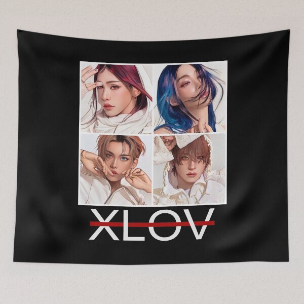 Item preview, XLOV Uxlxve Group Design 1 designed and sold by LiveKpop.