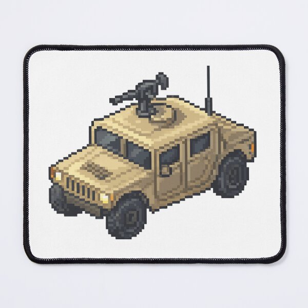 Item preview, Desert Patrol Off-Road Vehicle – Retro Pixel Art designed and sold by arteopolis.