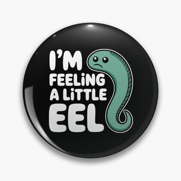 Item preview, I'm feeling A Little Eel! Funny Koi Pun designed and sold by PMCreative.