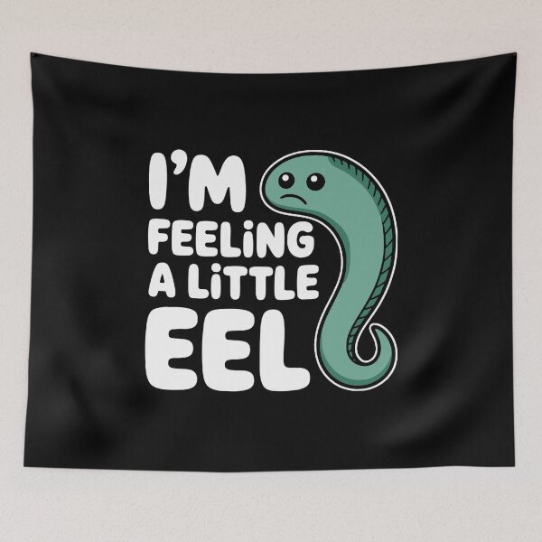 Item preview, I'm feeling A Little Eel! Funny Koi Pun designed and sold by PMCreative.