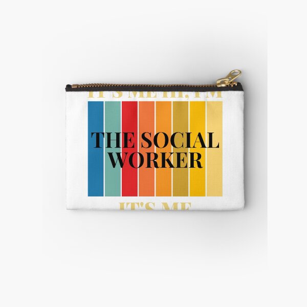 Item preview, Funny Vintage It's Me Hi I'm The Social Worker It's Me Design, Social Worker Humor designed and sold by faridman.