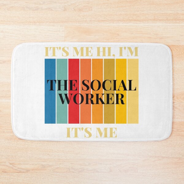 Item preview, Funny Vintage It's Me Hi I'm The Social Worker It's Me Design, Social Worker Humor designed and sold by faridman.