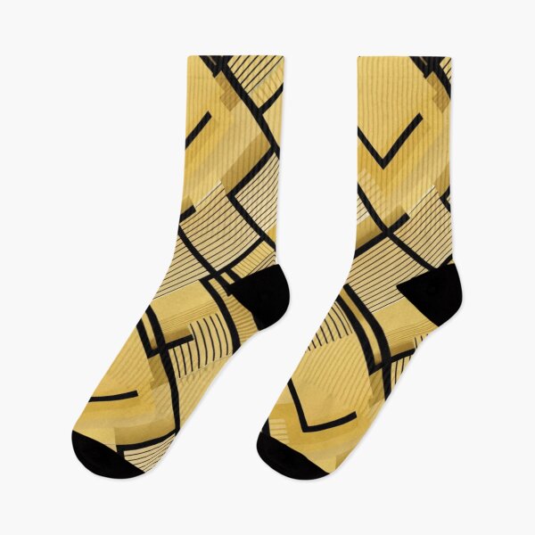 Item preview, Seamless elegant smooth light yellow background pattern with black and metallic gold color lines, board with horizontal and vertical squares, elegant and refined luxury textile fashion pattern designed and sold by gulka8.
