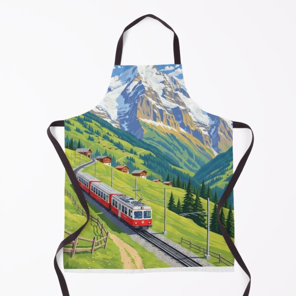 Item preview, Mürren Switzerland Alps Train Vintage designed and sold by TeeARTHY.