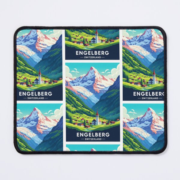 Item preview, Engelberg Switzerland Alps Valley Vintage designed and sold by TeeARTHY.