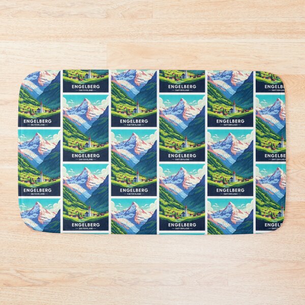 Item preview, Engelberg Switzerland Alps Valley Vintage designed and sold by TeeARTHY.