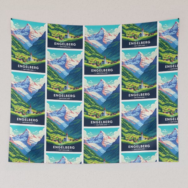 Item preview, Engelberg Switzerland Alps Valley Vintage designed and sold by TeeARTHY.