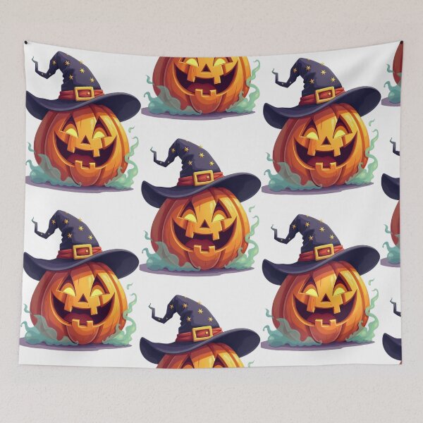 Artikelvorschau, friendly-creepy Halloween pumpkin entworfen und verkauft von HorizonStores.