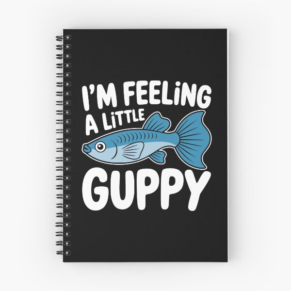 Item preview, I'm Feeling A Little Guppy! Funny Fish Pun designed and sold by PMCreative.