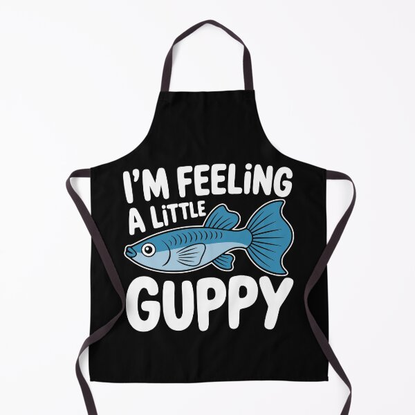 Item preview, I'm Feeling A Little Guppy! Funny Fish Pun designed and sold by PMCreative.