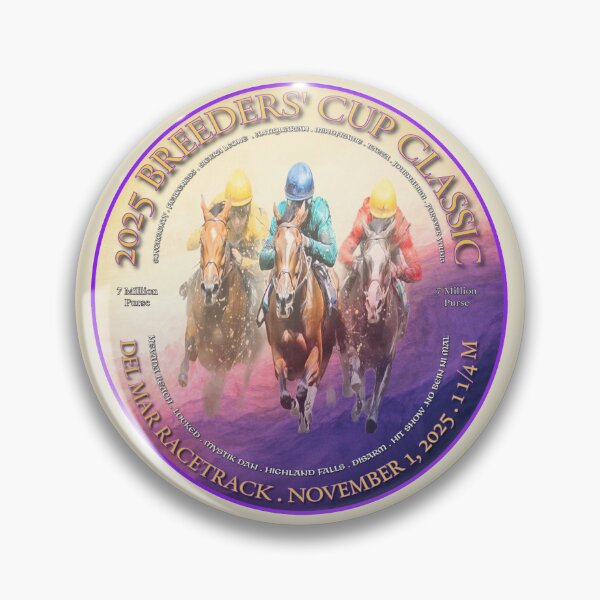 Item preview, Breeders' Cup Classic 2025 Probable and Possible Contenders Horse Racing Design designed and sold by Ginny Luttrell.