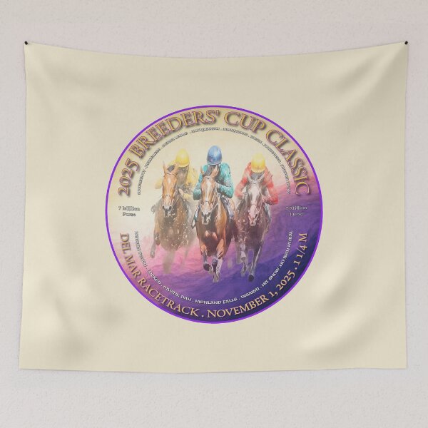 Item preview, Breeders' Cup Classic 2025 Probable and Possible Contenders Horse Racing Design designed and sold by Ginny Luttrell.