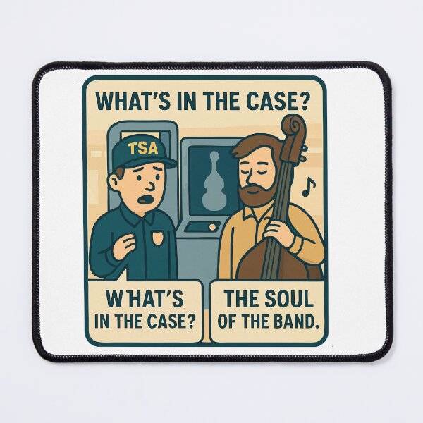 Item preview, The Soul of the Band - Double Bass Humor designed and sold by Tiny Joy World.