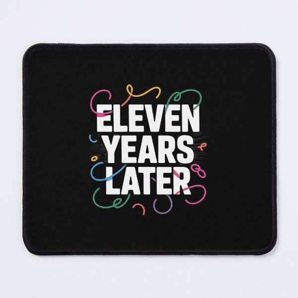 Item preview, ELEVEN YEARS LATER 11 year Old Birthday for Girl Boys designed and sold by lilLilaBatArt.