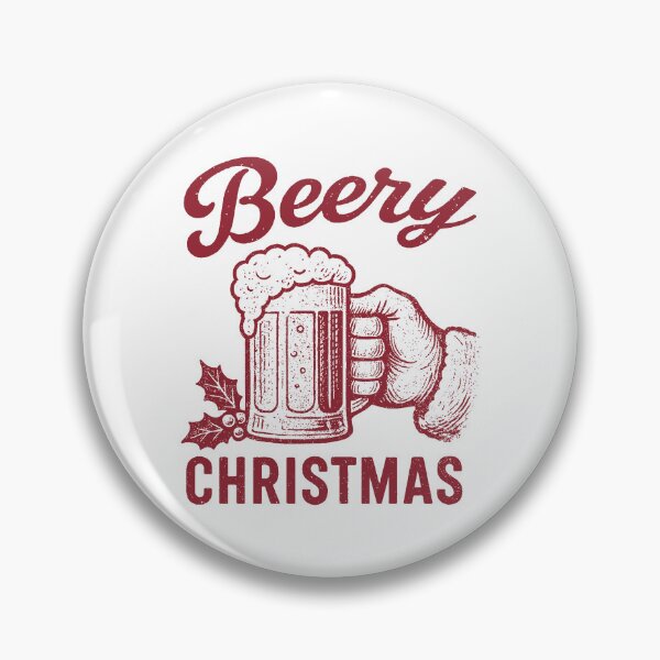Item preview, Beery Christmas - Funny Retro Beer Lover designed and sold by 365CarMods Official.