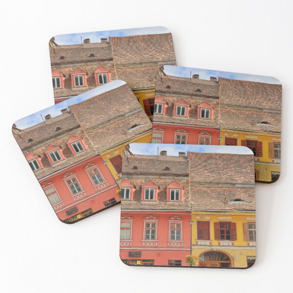 Item preview, Colorful houses in Sighisoara, Romania designed and sold by TalBright.