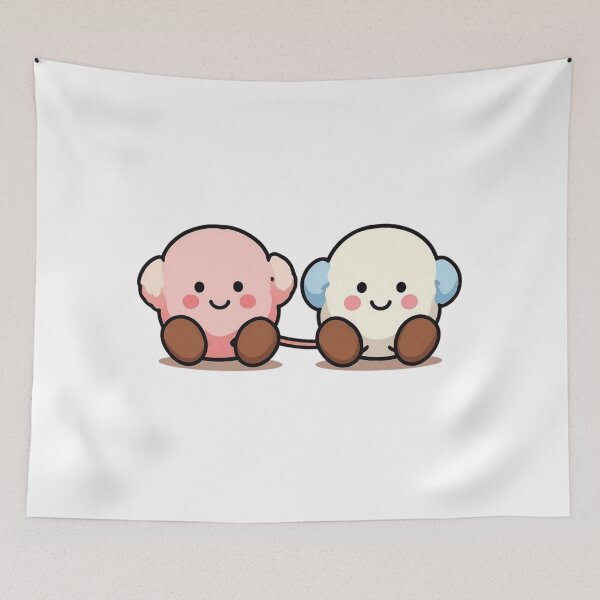 Item preview, Jellycat Amuseables Toastie Pink and White Marshmallows  designed and sold by Tashi97.