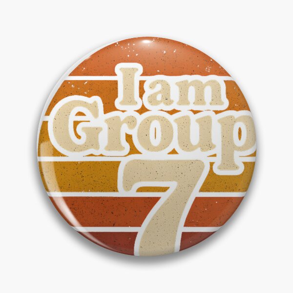 Item preview, I Am Group 7 Retro Sunset T-Shirt | Vintage 70s Style Design designed and sold by swanwon Store.
