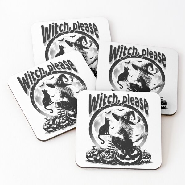 Item preview, Witch, please - conversation between a witch and a black cat. designed and sold by Art-Arcade6.