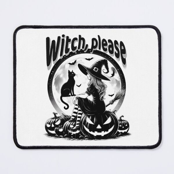 Item preview, Witch, please - conversation between a witch and a black cat. designed and sold by Art-Arcade6.