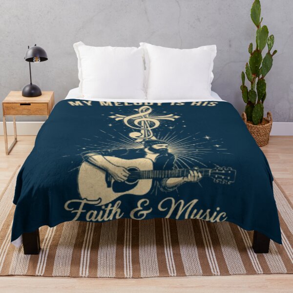 Item preview, My Melody Is His Faith & Music Design - Christian Guitar Player Worship Art designed and sold by Syrupulse.