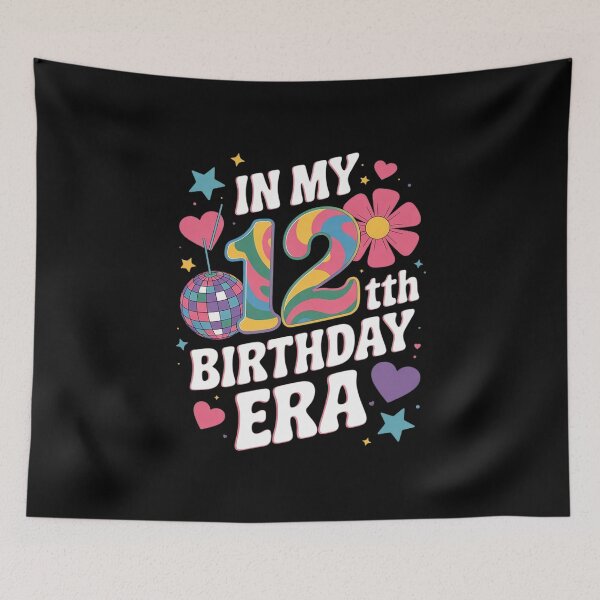 Item preview, Groovy In My 12th Birthday Era 12 Years Old  designed and sold by lilLilaBatArt.