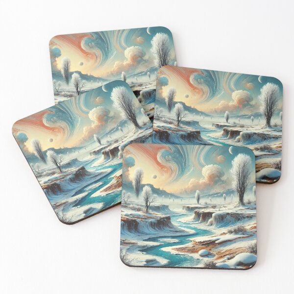 Item preview, Galactic Winter – Tracing the Flow designed and sold by lydoartgalaxy.