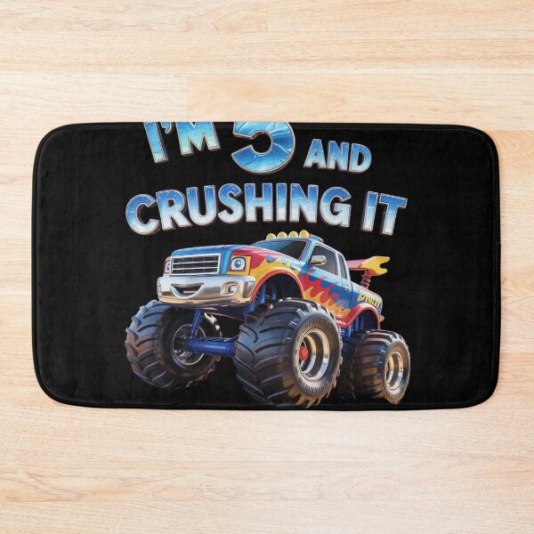 Item preview, I'm Crushing it 5 Year Old Boys 5th Birthday  designed and sold by lilLilaBatArt.