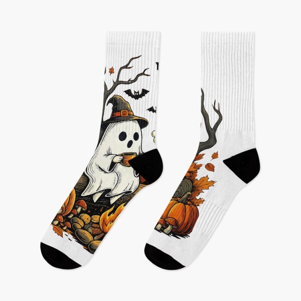 Item preview, Retro Cute Ghost Halloween tshirt , Fall Camping Boo Ghosts tshirt, Autumn Floral , Spooky Season shirts, Halloween design png designed and sold by beyond-canvas.