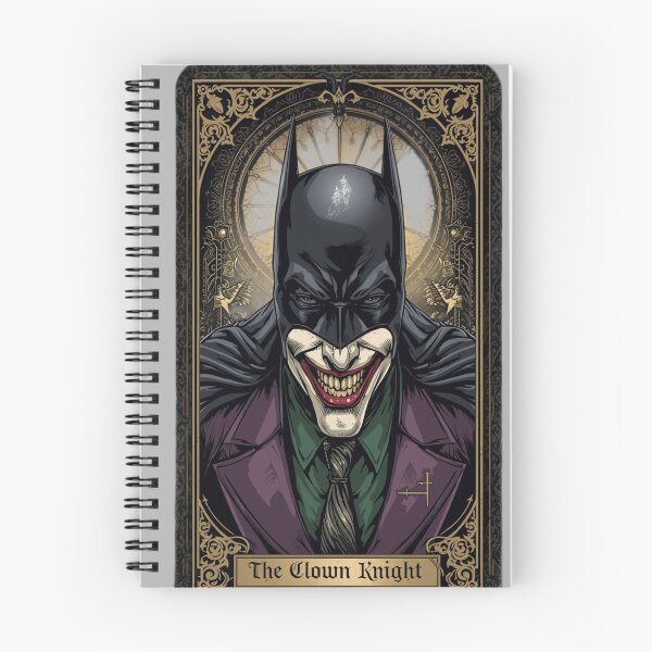 Item preview, The Clown Knight – gothic portrait of a dark hero designed and sold by LoomisDreams.