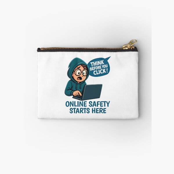 Item preview, Think Before You Click - Online Safety Awareness designed and sold by HandicraftArt.