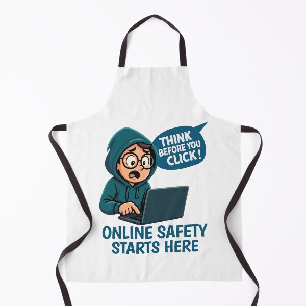 Item preview, Think Before You Click - Online Safety Awareness designed and sold by HandicraftArt.