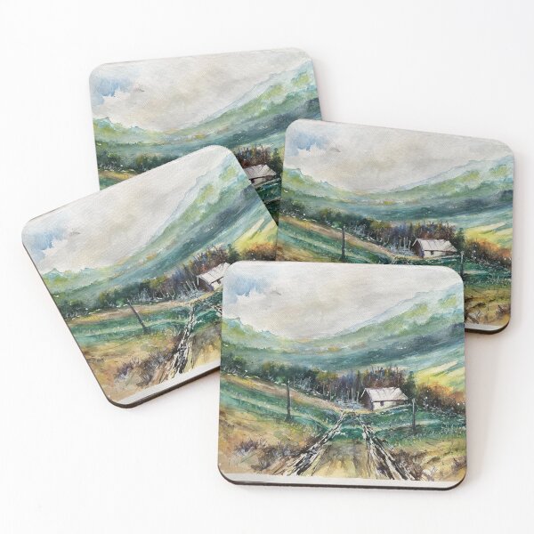 Item preview, Path to Peace – Rustic Watercolor Escape designed and sold by lydoartgalaxy.
