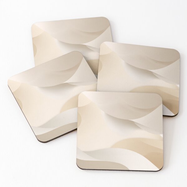 Item preview, Minimal Cream Flow — Elegant Beige Abstract Layers designed and sold by JavisSRDesign.