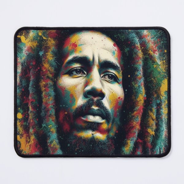 Item preview, Colorful Abstract Reggae Music Legend Print designed and sold by didgiart.
