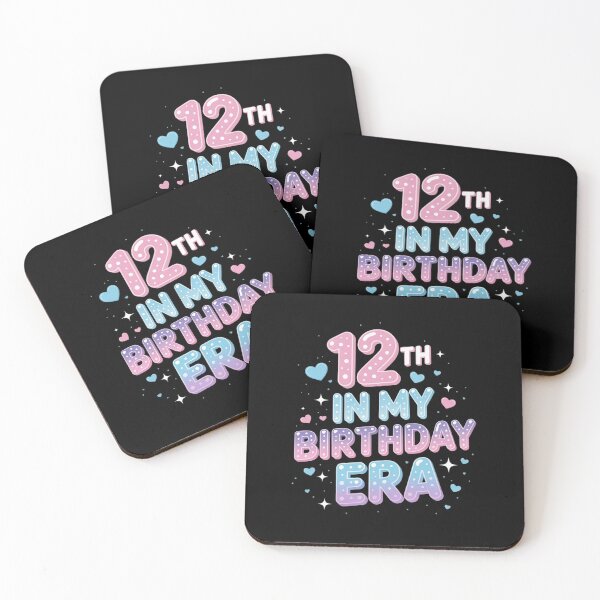 Item preview, In My 12th Birthday Era Girl Twelve Bday 12 Year Old  designed and sold by lilLilaBatArt.