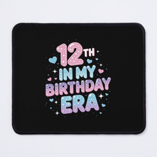Item preview, In My 12th Birthday Era Girl Twelve Bday 12 Year Old  designed and sold by lilLilaBatArt.
