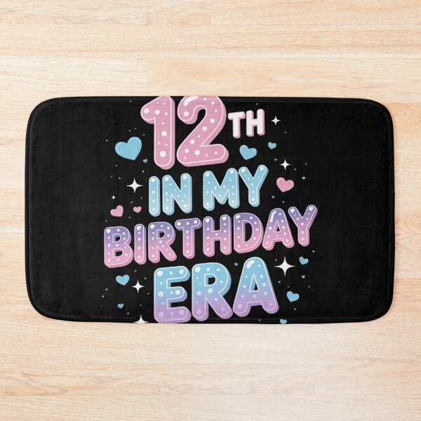 Item preview, In My 12th Birthday Era Girl Twelve Bday 12 Year Old  designed and sold by lilLilaBatArt.
