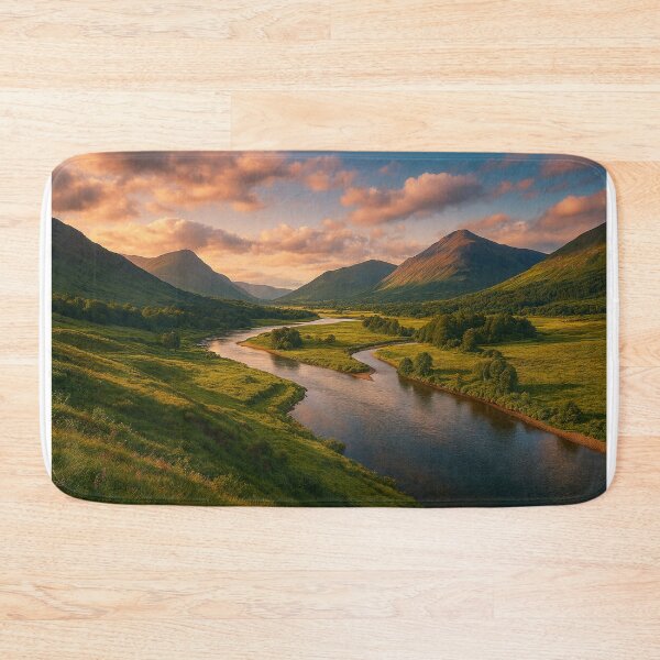 Item preview, Rio Serpenteando ao Entardecer designed and sold by Leonornature.