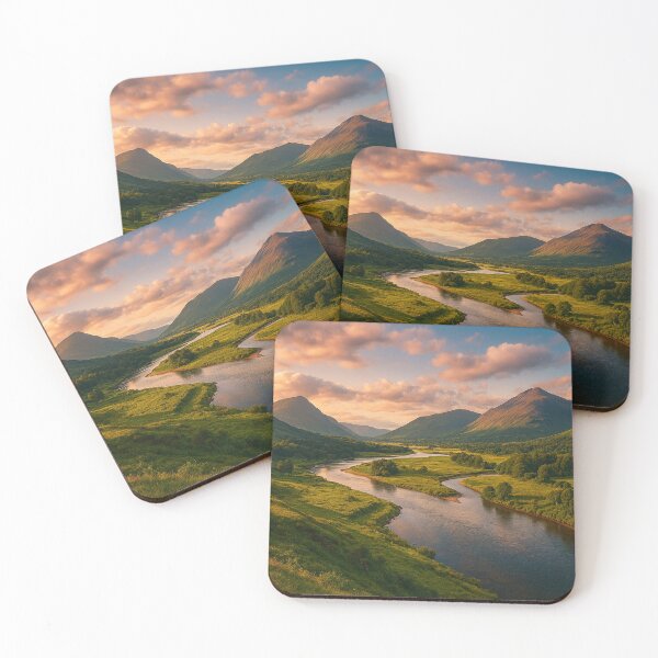 Item preview, Rio Serpenteando ao Entardecer designed and sold by Leonornature.