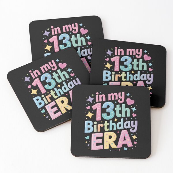 Item preview, In My 13th Birthday Era Girl Thirteen Bday 13 Year Old  designed and sold by lilLilaBatArt.