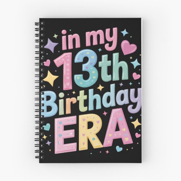 Item preview, In My 13th Birthday Era Girl Thirteen Bday 13 Year Old  designed and sold by lilLilaBatArt.