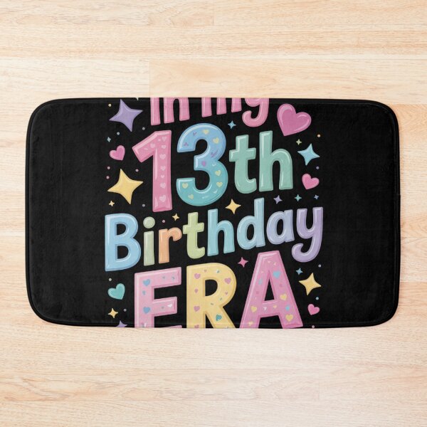 Item preview, In My 13th Birthday Era Girl Thirteen Bday 13 Year Old  designed and sold by lilLilaBatArt.