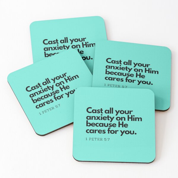 Item preview, Bible Quotes: Cast all your anxiety on Him, Inspirational Quotes, Daily Quotes  designed and sold by Animals, Nature & Landscapes.